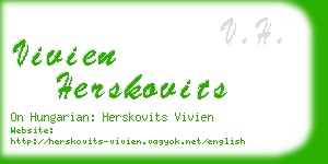 vivien herskovits business card